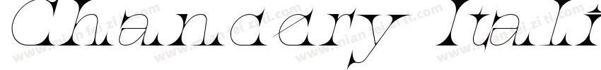 Chancery Itali字体转换